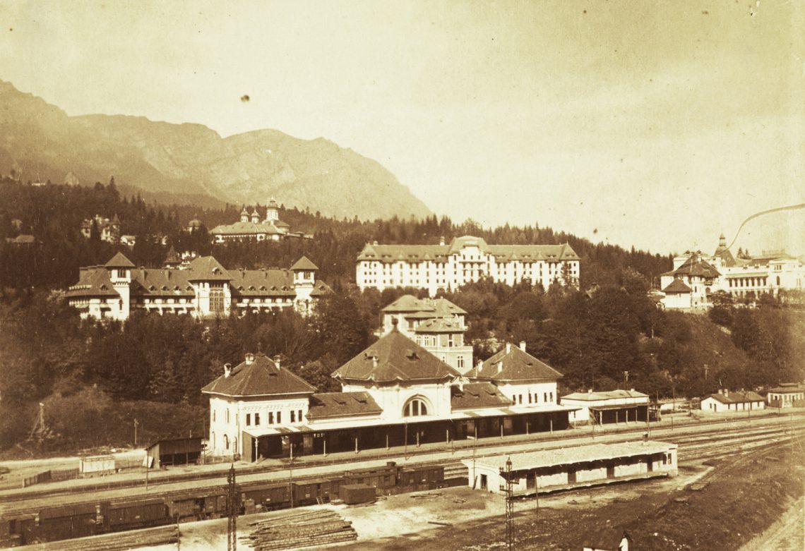 Gara din Sinaia, circa 1918, Staatliche Kunstsammlungen Dresda, Museum für Völkerkunde Dresda